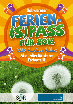 Ferien(s)pass 2016