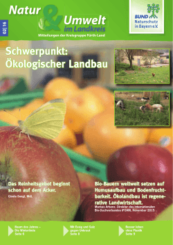 Mitteilungen Ausgabe 2/2016 - BUND Naturschutz in Bayern eV