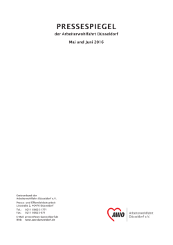 pressespiegel - AWO Düsseldorf