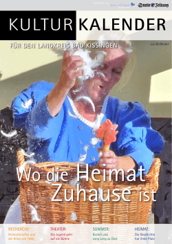 Kulturkalender 2016-2 - Landkreis Bad Kissingen