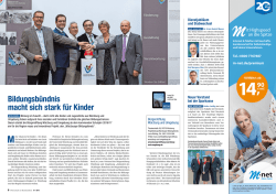 Bildungsbündnis macht sich stark für Kinder