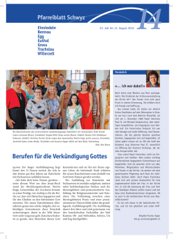 herunterladen - Kath. Pfarrei Einsiedeln