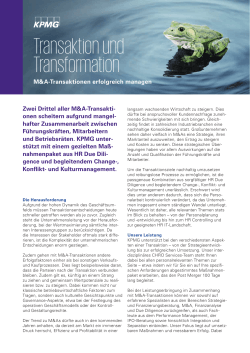 Transaktion und Transformation