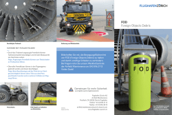 Flyer FOD - Flughafen Zürich
