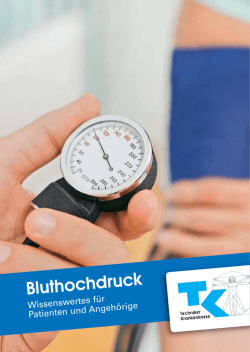 Patienteninformation Bluthochdruck