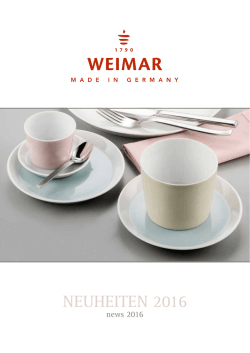 NEUHEITEN 2016