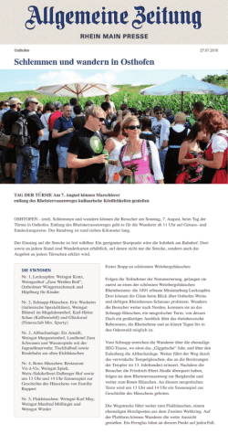 7. August - Vis a Vis
