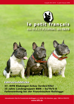 le petit français - Internationaler Klub für Französische Bulldoggen eV