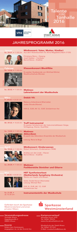 Jahresprogramm 2016 als PDF-Datei zum