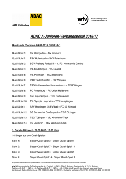 ADAC A-Junioren-Verbandspokal 2016/17