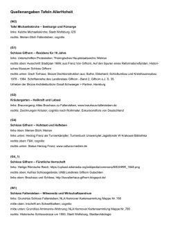 Infotafeln - AllerHoheit