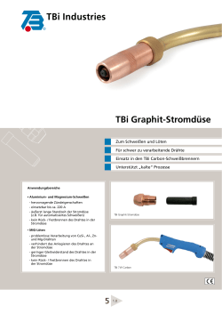 TBi Graphit-Stromdüse