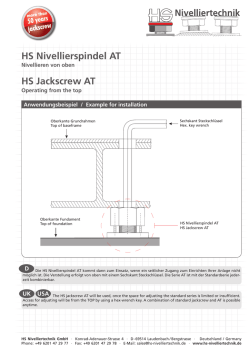 HS Nivellierspindel AT