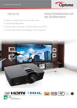 HD141X - Optoma