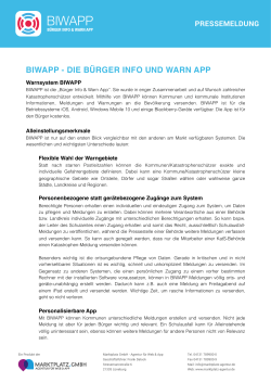 biwapp - die bürger info und warn app