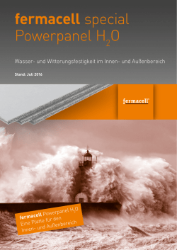 fermacell special Powerpanel H2O