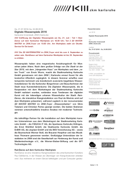 Digitale Wasserspiele 2016
