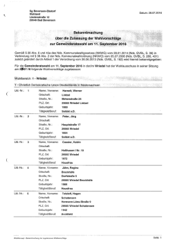 hier - Samtgemeinde Bevensen