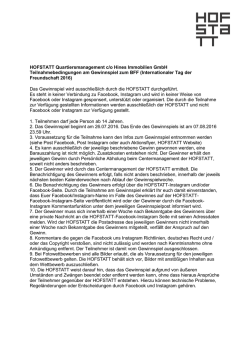 HOFSTATT Quartiersmanagement c/o Hines Immobilien GmbH