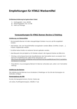 HTML5 Werbemittel