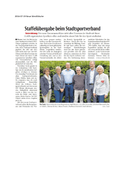 Neue Westfälische vom 19.07.2016