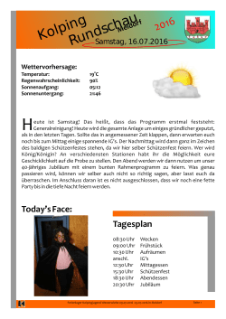 Samstag - Kolpingjugend Westerwiehe