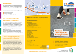 Sozialer Trainingskurs für Jugendliche