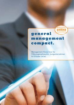 General Management Compact
