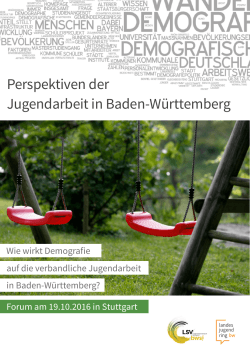 Perspektiven der Jugendarbeit in Baden-Württemberg