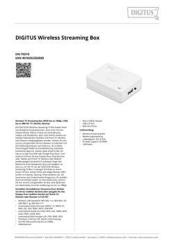 DIGITUS Wireless Streaming Box
