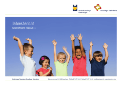 Jahresbericht - Kinderkrippe Felsenburg