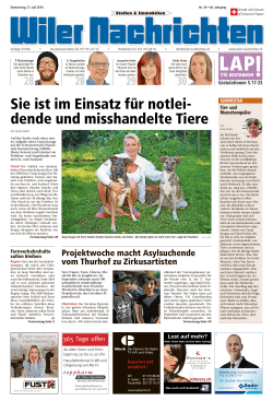 Wiler Nachrichten Teil 1 - Schweizerische Hunde