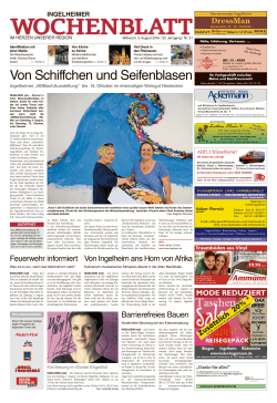 Ingelheimer Wochenblatt vom 03.08.2016
