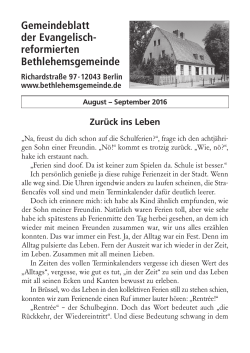 Gemeindebrief 2016-08 XII.indd - Berlin