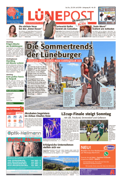 Die Sommertrends der Lüneburger - Lüneburg