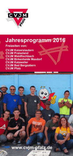 Jahresprogrammheft