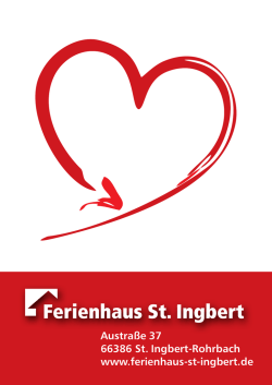 Infomappe - Ferienhaus St. Ingbert