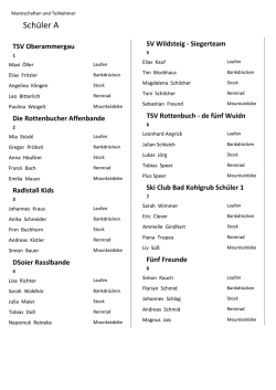 Schüler A - ESV Bad Bayersoien