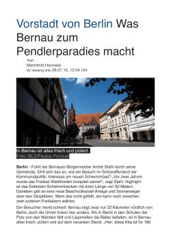 Berliner Zeitung – Objektartikel vom 28.07.16