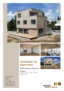 Neubau Wohnhaus in Oberkirch LU