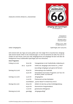 Jahrgang 1966 Spaichingen