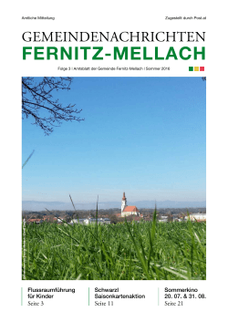 Sommer 2016 - Gemeinde Fernitz