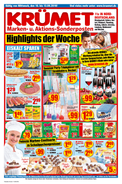 Highlights der Woche