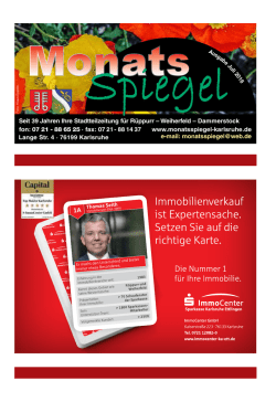 Juli 2016 - Monatsspiegel KA