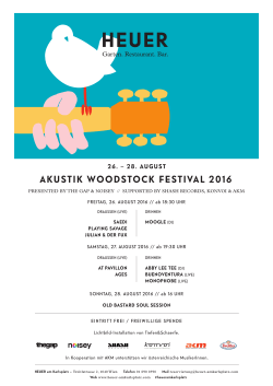 akustik woodstock festival 2016
