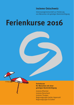 Broschüre Ferienkurse 2016 PDF
