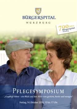 PFlEGESYMpOSiuM - Seniorenforum Würzburg und Umgebung