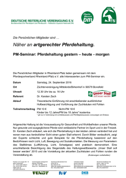 Informationen und Anmeldung - Pferdesportverband Rheinland