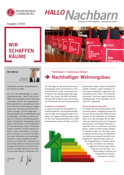 Hallo Nachbarn - Wohnungsbau Ludwigsburg