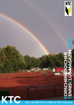 KTC Magazin 2016 - Korschenbroicher TC